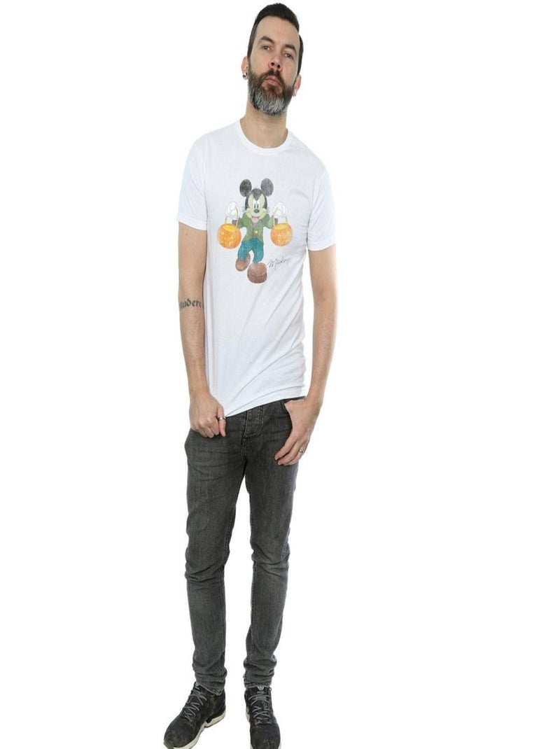 Disney - T-shirt motif Mickey Mouse Blanc - Kiabi