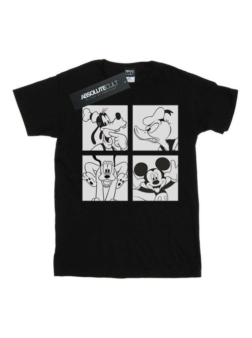 Disney - T-shirt motif Mickey Mouse, Donald Duck, Dingo et Pluto motif/style boîte - Kiabi