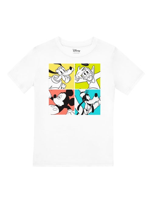 Disney - T-shirt motif Mickey Mouse (Donald Duck, Dingo, Mickey Mouse, Pluto) - Kiabi