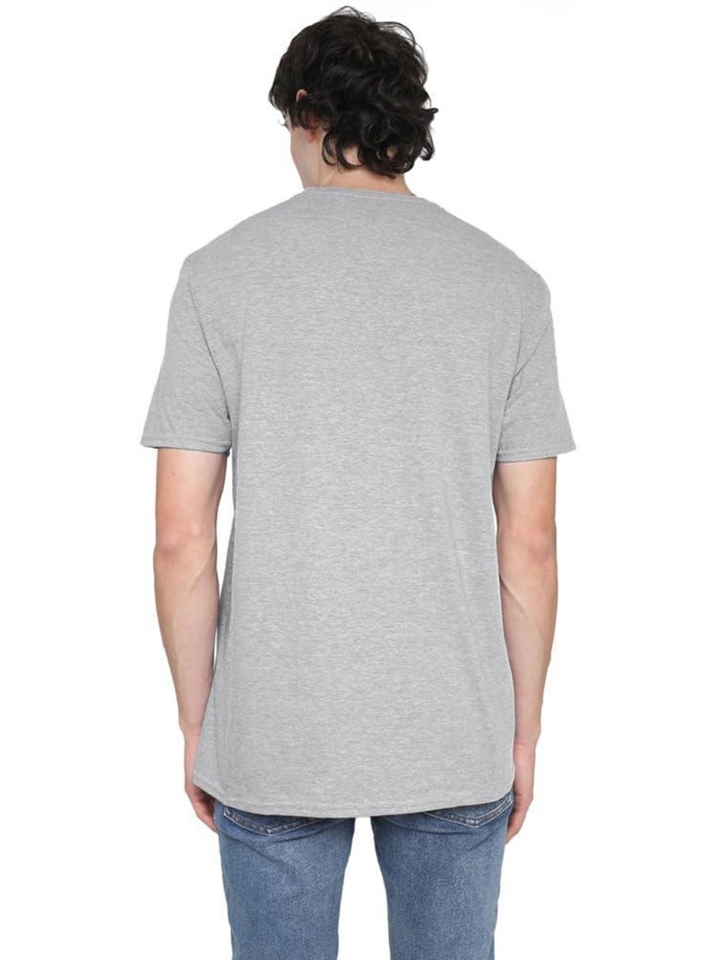 Disney - T-shirt motif Mickey Mouse Gris chiné - Kiabi
