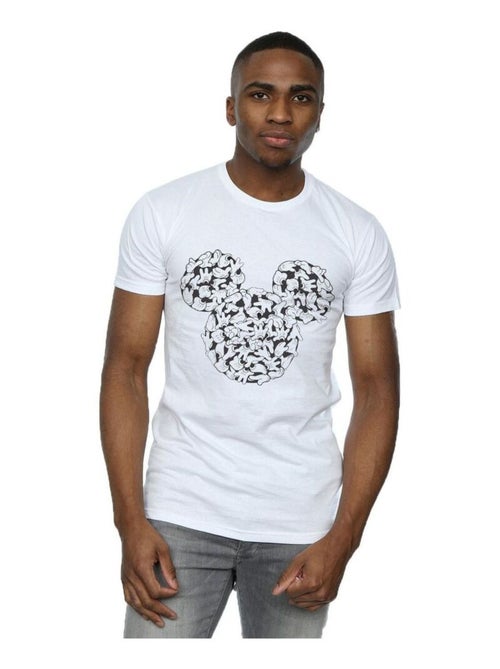Disney - T-shirt motif Mickey Mouse HEAD OF HANDS - Kiabi