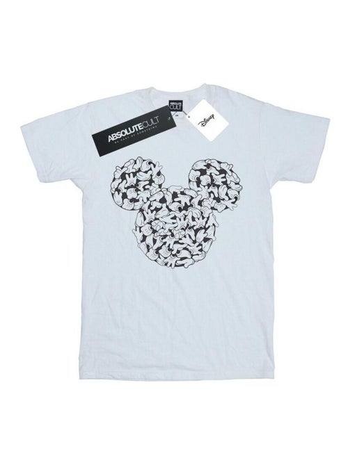 Disney - T-shirt motif Mickey Mouse HEAD OF HANDS - Kiabi