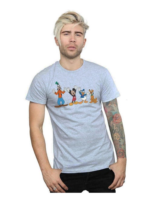 Disney - T-shirt motif Mickey Mouse motif/style amis - Kiabi