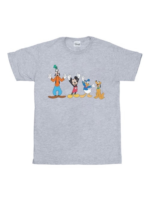 Disney - T-shirt motif Mickey Mouse motif/style amis - Kiabi