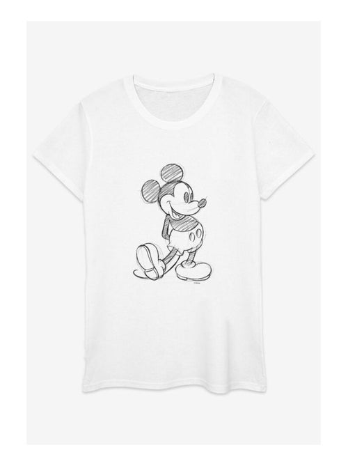Disney - T-shirt motif Mickey Mouse motif/style Coup de pied - Kiabi