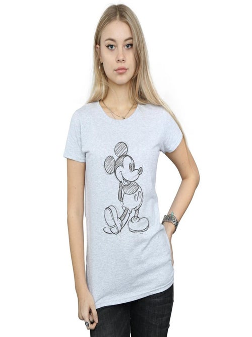 Disney - T-shirt motif Mickey Mouse motif/style Coup de pied - Kiabi