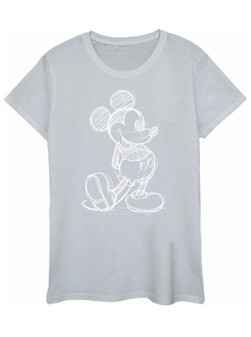 Disney - T-shirt motif Mickey Mouse motif/style Coup de pied - Kiabi