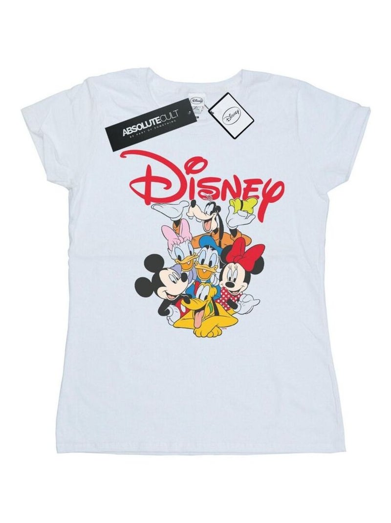 Disney - T-shirt motif Mickey Mouse motif/style Équipe Blanc - Kiabi