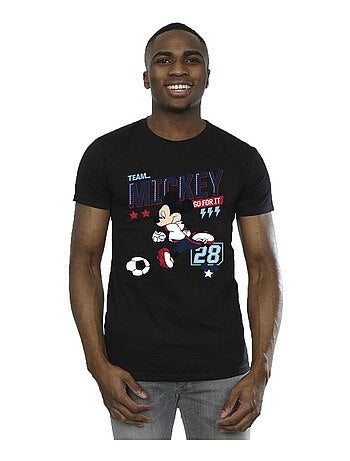 Disney - T-shirt motif Mickey Mouse motif/style Équipe de foot TEAM FOOTBALL