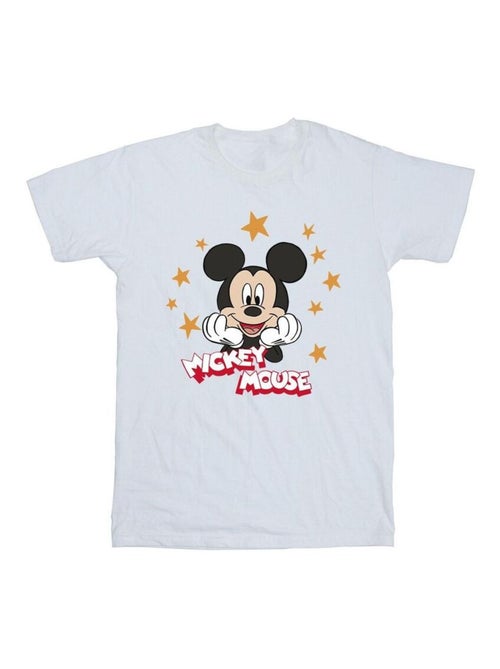 Disney - T-shirt motif Mickey Mouse motif/style Étoiles - Kiabi