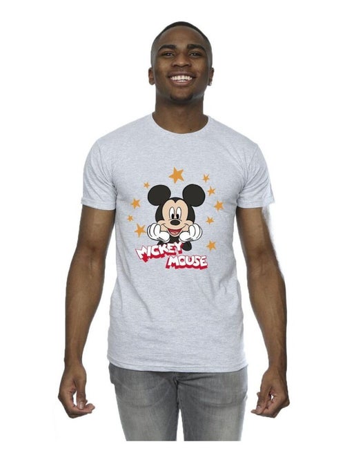 Disney - T-shirt motif Mickey Mouse motif/style Étoiles - Kiabi