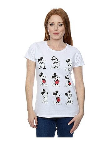 Disney - T-shirt motif Mickey Mouse motif/style Évolution EVOLUTION