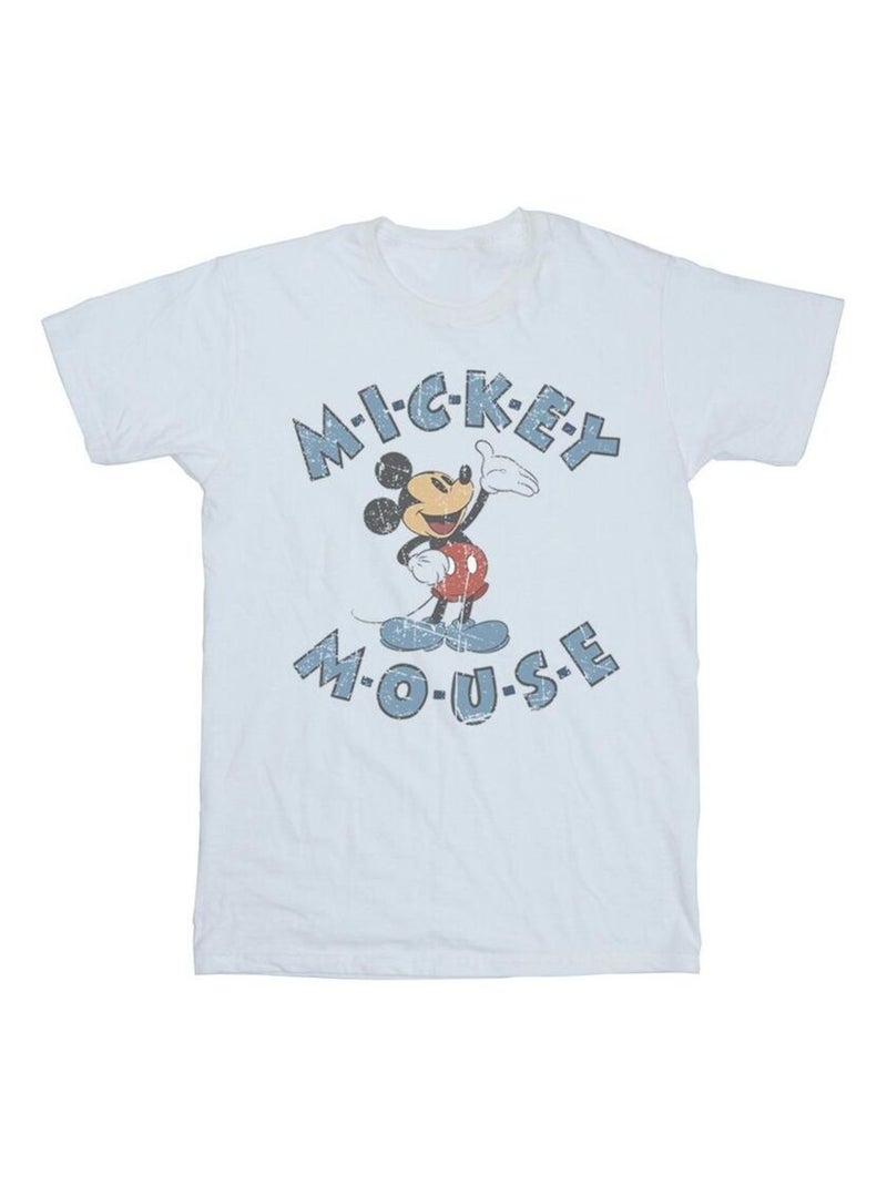 Disney - T-shirt motif Mickey Mouse motif/style Flèche Parr Blanc - Kiabi