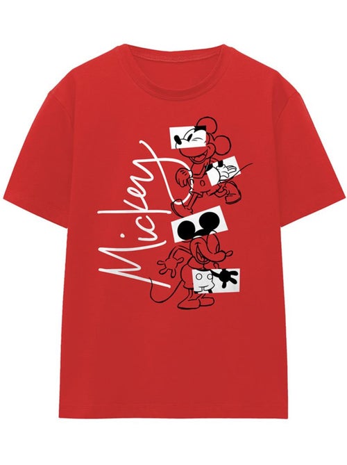 Disney - T-shirt motif Mickey Mouse motif/style formes géométriques (Mickey Mouse) - Kiabi