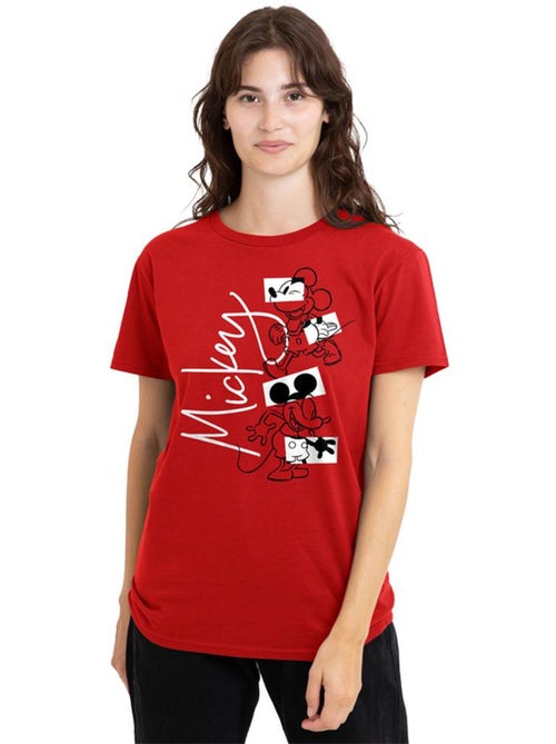 Disney - T-shirt motif Mickey Mouse motif/style formes géométriques (Mickey Mouse) - Kiabi