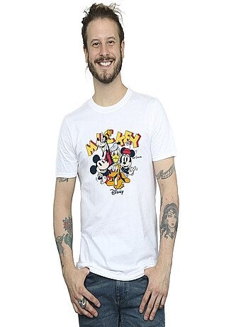 Disney - T-shirt motif Mickey Mouse motif/style groupe
