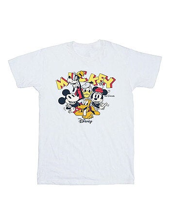 Disney - T-shirt motif Mickey Mouse motif/style groupe