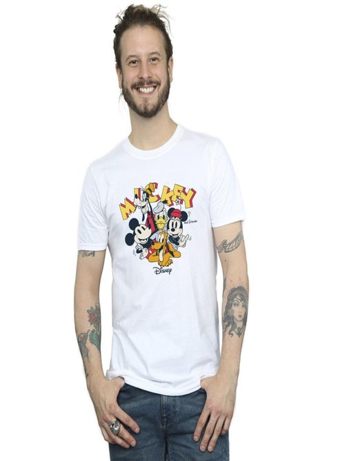 Disney - T-shirt motif Mickey Mouse motif/style groupe - Kiabi