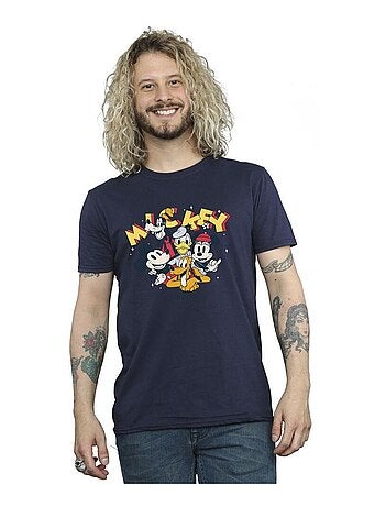 Disney - T-shirt motif Mickey Mouse motif/style groupe