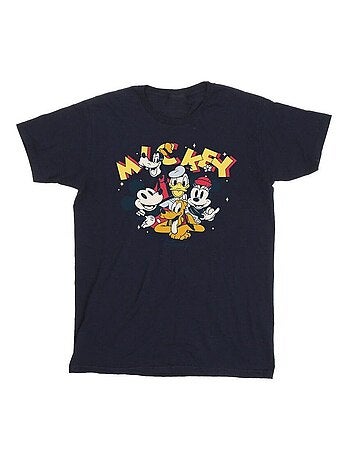 Disney - T-shirt motif Mickey Mouse motif/style groupe