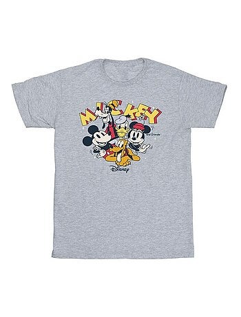 Disney - T-shirt motif Mickey Mouse motif/style groupe