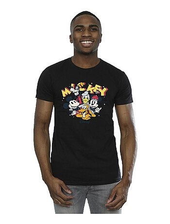 Disney - T-shirt motif Mickey Mouse motif/style groupe