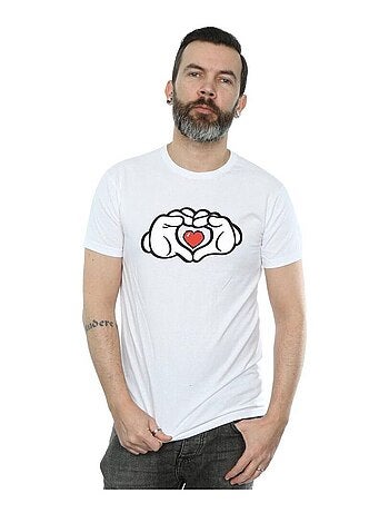 Disney - T-shirt motif Mickey Mouse motif/style Love et mains