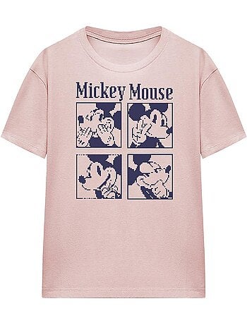 Disney - T-shirt motif Mickey Mouse motif/style pixelisé (Mickey Mouse)
