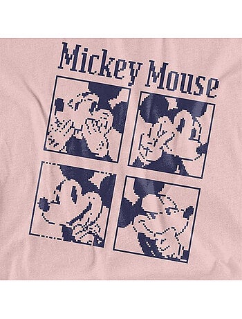 Disney - T-shirt motif Mickey Mouse motif/style pixelisé (Mickey Mouse)