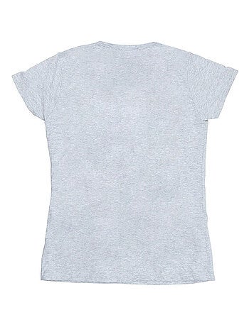 Disney - T-shirt motif Mickey Mouse motif/style silhouette et bisou