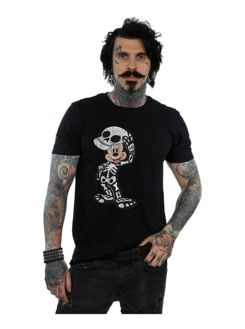 Disney - T-shirt motif Mickey Mouse motif/style Squelette - Kiabi