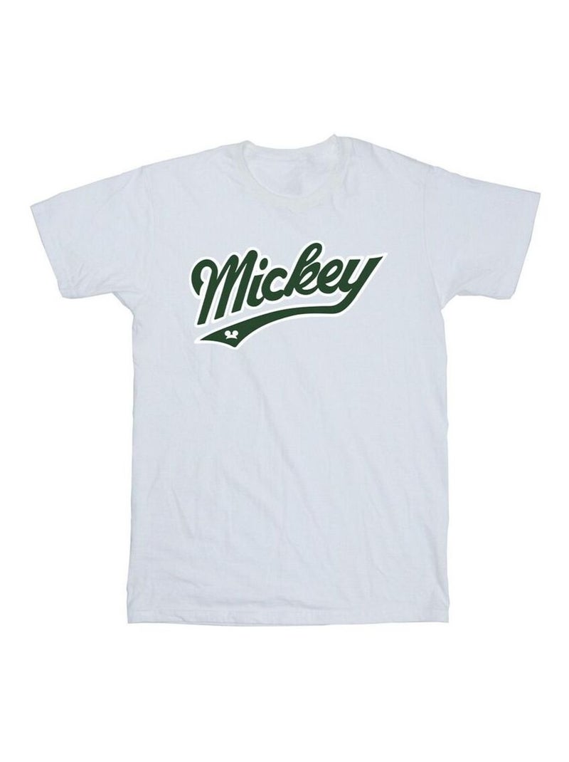 Disney - T-shirt motif Mickey Mouse motif/style Vif Blanc - Kiabi