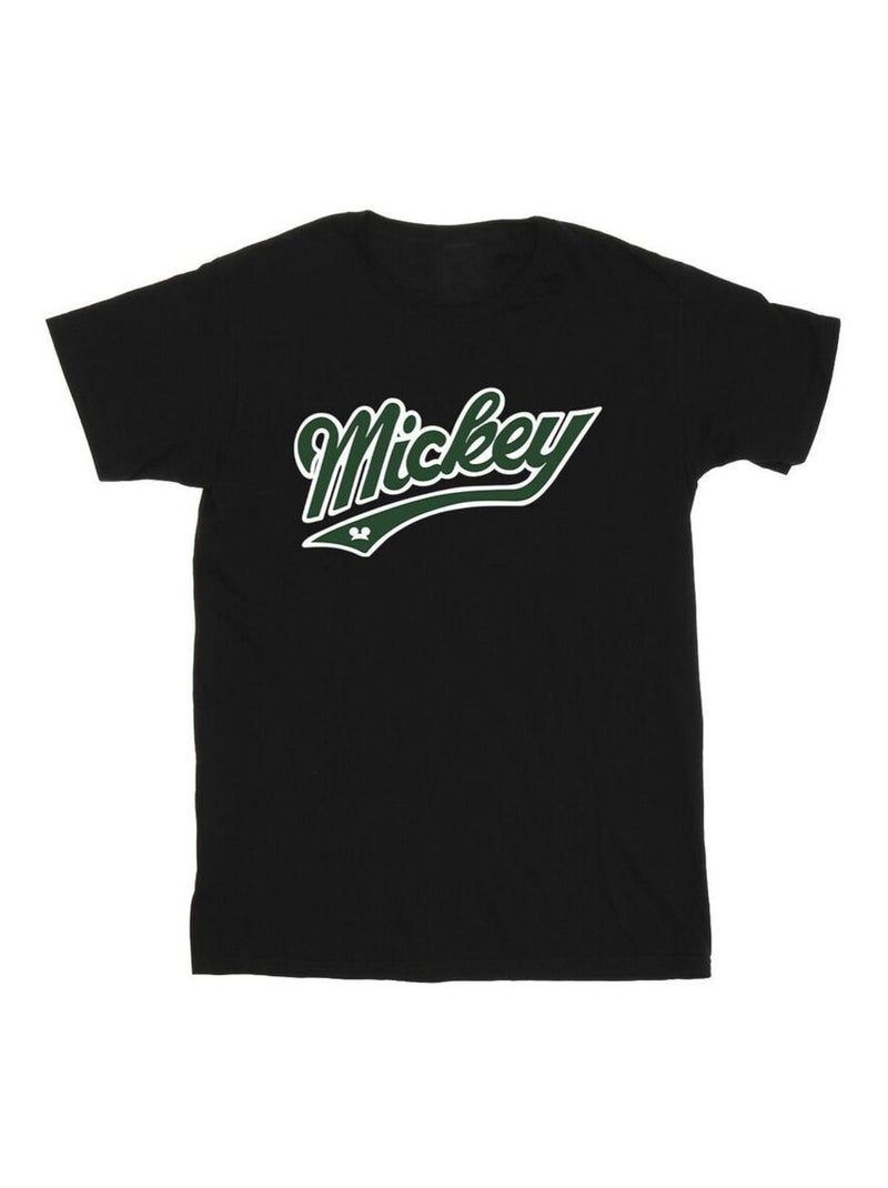 Disney - T-shirt motif Mickey Mouse motif/style Vif Noir - Kiabi