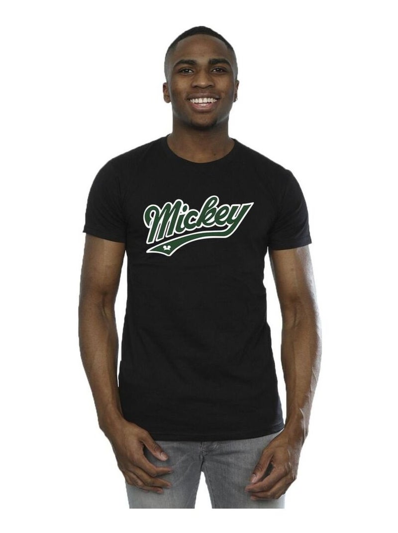 Disney - T-shirt motif Mickey Mouse motif/style Vif Noir - Kiabi