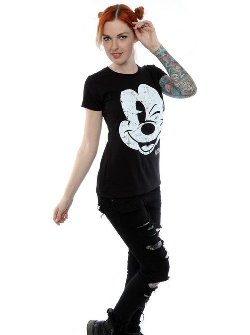 Disney - T-shirt motif Mickey Mouse motif/style visage - Kiabi Disney - T-shirt motif Mickey Mouse motif/style visage - Kiabi