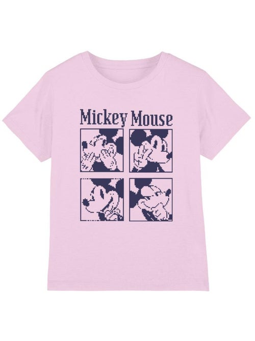 Disney - T-shirt motif Mickey Mouse pixelisé (Mickey Mouse) - Kiabi