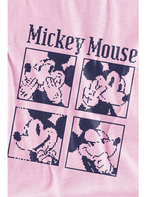 Disney - T-shirt motif Mickey Mouse pixelisé (Mickey Mouse) - Kiabi