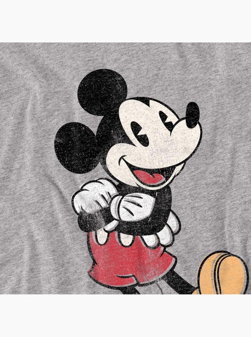Disney - T-shirt motif Mickey Mouse style pose classique - Kiabi