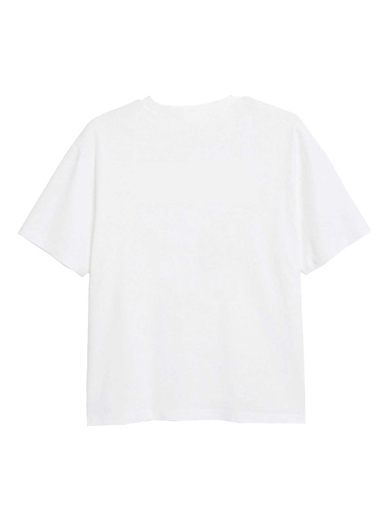 Disney - T-shirt motif Minnie Mouse Blanc - Kiabi