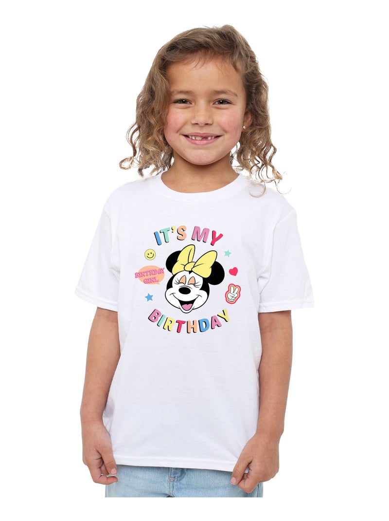 Disney - T-shirt motif Minnie Mouse Blanc - Kiabi