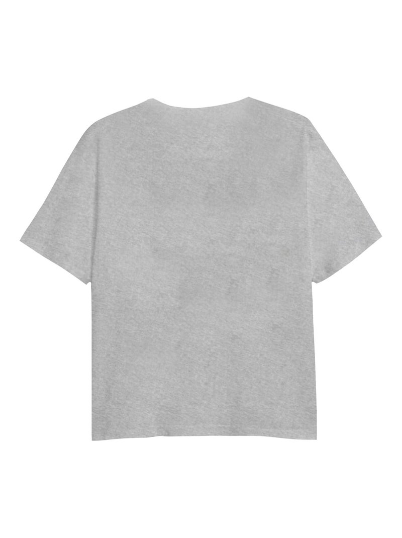 Disney - T-shirt motif Minnie Mouse (Minnie Mouse) Gris chiné - Kiabi