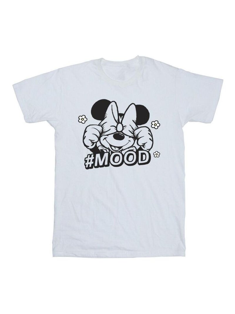 Disney - T-shirt motif Minnie Mouse MOOD Blanc - Kiabi