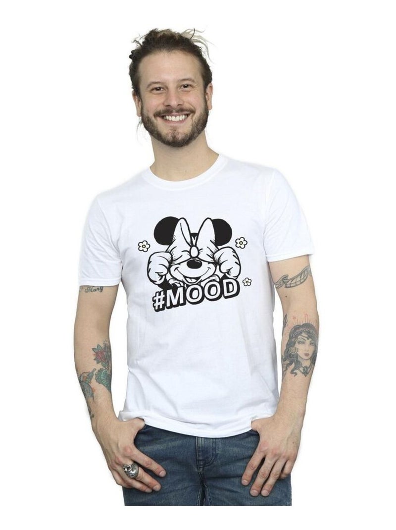 Disney - T-shirt motif Minnie Mouse MOOD Blanc - Kiabi