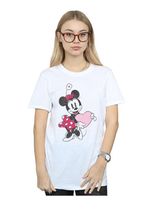 Disney - T-shirt motif Minnie Mouse motif/style Cœur - Kiabi