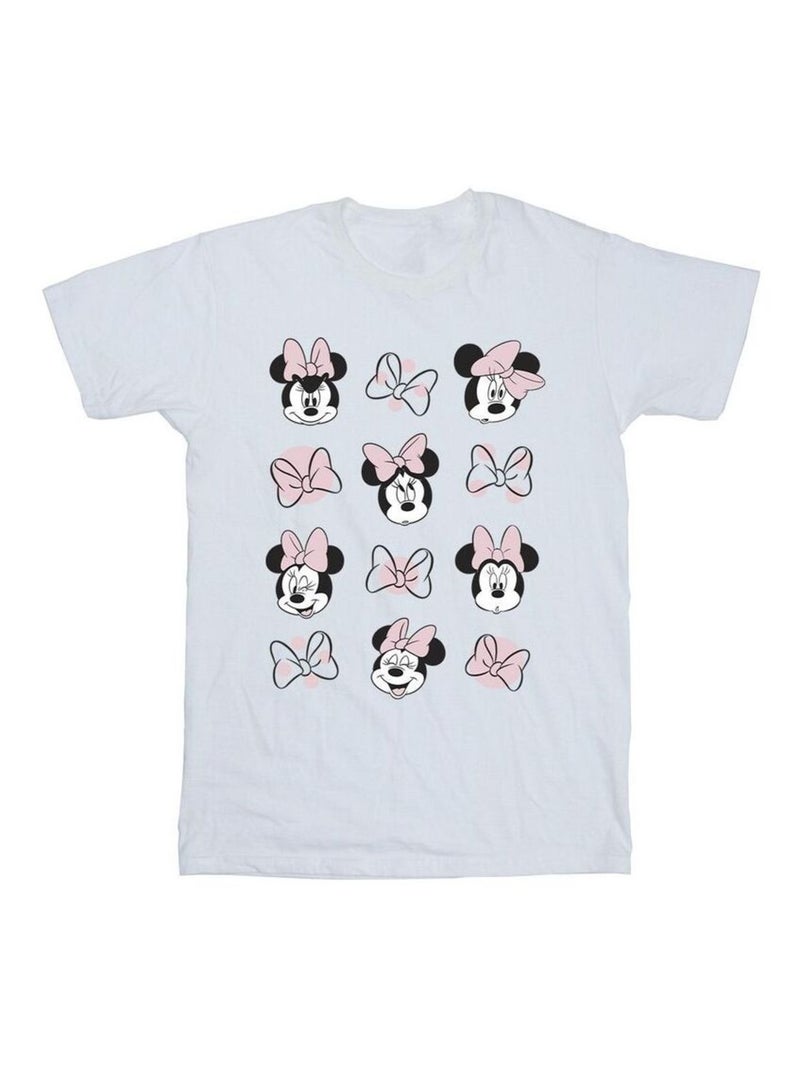 Disney - T-shirt motif Minnie Mouse motif/style Multiple Blanc - Kiabi