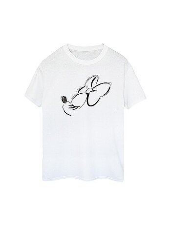 Disney - T-shirt motif Minnie Mouse motif/style Nez en l'air NOSE UP