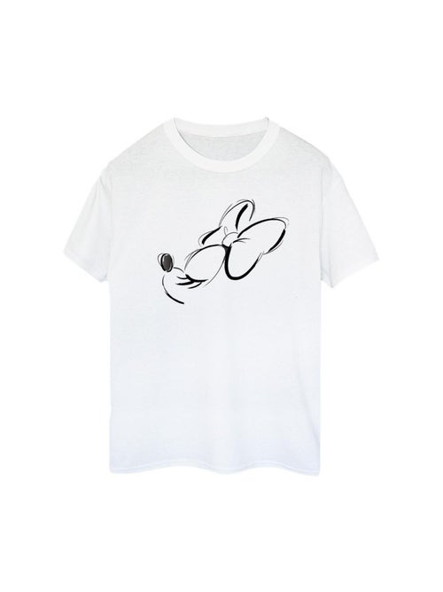 Disney - T-shirt motif Minnie Mouse motif/style Nez en l'air NOSE UP - Kiabi