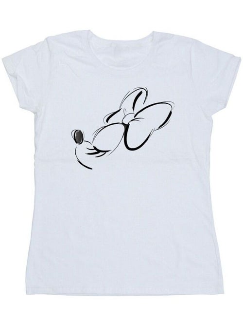 Disney - T-shirt motif Minnie Mouse motif/style Nez en l'air NOSE UP - Kiabi