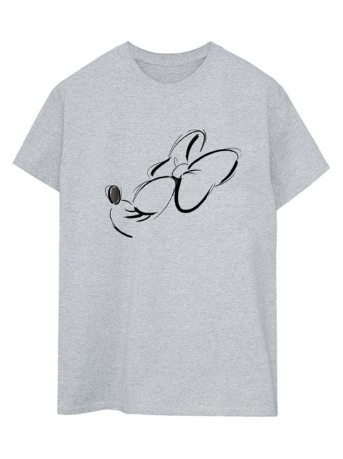 Disney - T-shirt motif Minnie Mouse motif/style Nez en l'air NOSE UP - Kiabi