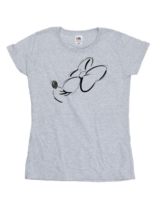 Disney - T-shirt motif Minnie Mouse motif/style Nez en l'air NOSE UP - Kiabi